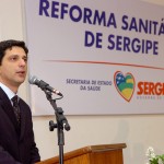Governador e ministro anunciam medidas para ampliar os serviços de saúde - José Gomes Temporão e Marcelo Déda / Foto: Márcio Dantas/ASN
