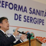 Governador e ministro anunciam medidas para ampliar os serviços de saúde - José Gomes Temporão e Marcelo Déda / Foto: Márcio Dantas/ASN