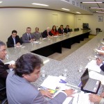 Ministro classifica projeto de saúde de Sergipe como referência nacional - José Gomes Temporão e Marcelo Déda / Foto: Márcio Dantas/ASN