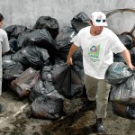 Care recolhe material reciclável no Palácio dos Despachos - Foto: Janaína Santos/ASN