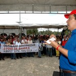 Déda assina ordem de serviço para melhorias na rodovia Barra/Atalaia Nova - Foto: Janaína Santos/ASN