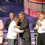 Presidente Lula e Déda participam de batismo da plataforma de Piranema - Foto: Márcio Dantas/ASN