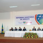 Governador e ministro anunciam medidas para ampliar os serviços de saúde - José Gomes Temporão e Marcelo Déda / Foto: Márcio Dantas/ASN