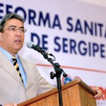 Governador e ministro anunciam medidas para ampliar os serviços de saúde - José Gomes Temporão e Marcelo Déda / Foto: Márcio Dantas/ASN