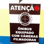 Empresas e SSP assinam termo de cooperação para uso de câmeras nos ônibus - Reprodução da imagem das câmeras instaladas nos ônibus / Foto: Reinaldo Gasparoni/SSP