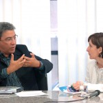 Déda se reúne com diretoria do Instituto Ayrton Senna - Marcelo Déda e Viviane Senna / Foto: Márcio Dantas/ASN