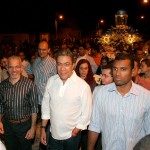 Governador participa de procissão em homenagem à Nossa Senhora Aparecida - Foto: Jorge Henrique/ASN
