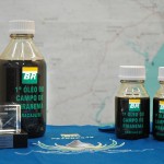 Déda recebe o primeiro óleo extraído da plataforma de Piranema - Foto: Janaína Santos/ASN