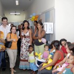 Primeiradama visita alas infantis do HUSE para comemorar Dia das Crianças - Foto: Wellington Barreto