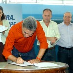 Governador lança oficialmente as obras da ponte MosqueiroCaueira - Foto: Márcio Dantas/ASN
