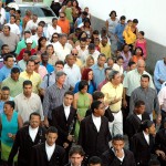 Déda acompanha procissão em homenagem à padroeira de Rosário do Catete - Foto: André Moreira/ASN