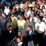 Déda acompanha procissão em homenagem à padroeira de Rosário do Catete - Foto: André Moreira/ASN