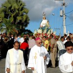 Déda acompanha procissão em homenagem à padroeira de Rosário do Catete - Foto: André Moreira/ASN
