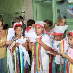 Alunos do Monteiro Lobato desenvolvem atividades sobre o folclore - Foto: Juarez Silveira/Educação