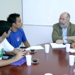 PM vai apurar ação policial em manifestação de estudantes - O secretário José Fernandes de Lima em reunião com estudantes / Foto: Juarez Silveira/Educação