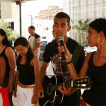 Estudantes participam de caminhada sobre o Dia da Consciência Negra - Foto: Juarez Silveira/Educação