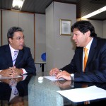 Marcelo Déda participa de audiência com o ministro da Educação - Foto: Roberto Jayme