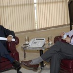 Déda obtém garantia de novos investimentos para Sergipe em Brasília - Tarso Genro e Marcelo Déda em audiência no Ministério da Justiça / Foto: Sérgio Amaral