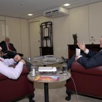 Déda obtém garantia de novos investimentos para Sergipe em Brasília - Tarso Genro e Marcelo Déda em audiência no Ministério da Justiça / Foto: Sérgio Amaral
