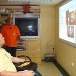 DST/AIDS promove oficina com trabalhadores de plataforma marítima - Foto: CIPA/Pólo Mar da Petrobras