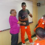 DST/AIDS promove oficina com trabalhadores de plataforma marítima - Foto: CIPA/Pólo Mar da Petrobras
