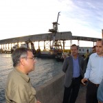 Déda discute perspectivas de ampliação em visita ao Terminal Portuário de Sergipe - Foto: Márcio Dantas/ASN
