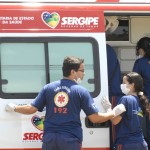 9% as mortes em atendimento nas ambulâncias - Simulação de atendimento / Foto: Isa Vanny