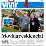 Imprensa espanhola destaca participação de Déda no BMP - Capa do caderno 'Vivir': na foto