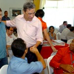 Déda faz balanço positivo de 2007 em almoço com a imprensa - Foto: Márcio Dantas/ASN