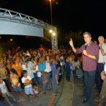 Marcelo Déda participa de acendimento da árvore da Energipe - Foto: Márcio Dantas/ASN