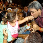 Marcelo Déda participa de acendimento da árvore da Energipe - Foto: Márcio Dantas/ASN