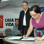 Déda assina termo de cooperação para construir 3.524 casas no interior de Sergipe - Foto: André Moreira/ASN