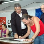 Déda assina termo de cooperação para construir 3.524 casas no interior de Sergipe - Foto: André Moreira/ASN