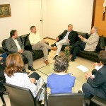Governador em exercício recebe acionistas do G.Barbosa - Foto: Jorge Henrique/ASN