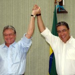 Déda realiza ato histórico ao assinar protocolo de intenções com Alagoas - Foto: André Moreira/ASN