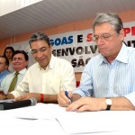 Déda realiza ato histórico ao assinar protocolo de intenções com Alagoas - Foto: André Moreira/ASN