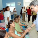 Déda faz visita ao HUSE e à maternidade Nossa Senhora de Lourdes - Foto: Márcio Dantas/ASN