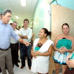 Déda faz visita ao HUSE e à maternidade Nossa Senhora de Lourdes - Foto: Márcio Dantas/ASN