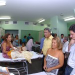Déda faz visita ao HUSE e à maternidade Nossa Senhora de Lourdes - Foto: Márcio Dantas/ASN