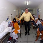 Déda faz visita ao HUSE e à maternidade Nossa Senhora de Lourdes - Foto: Márcio Dantas/ASN