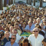 Déda acompanha sepultamento de Chico de Miguel - Foto: Marcio Dantas/ASN
