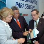 Déda e ministra assinam contrato de repasse para Ponte Joel Silveira - Foto: Márcio Dantas/ASN
