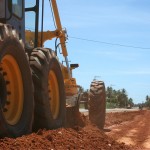 Serviços de terraplanagem avançam na SE100 - Foto: Ascom/DER