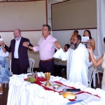 Déda participa de homenagem aos alunos aprovados no vestibular - Marcelo Déda e o estudante Luís Américo de Oliveira / Foto: André Moreira/ASN