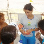 Higiene bucal é tema de oficina no Projeto Golfinho  - Foto: Ascom/SSP