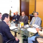 Déda discute parcerias para desenvolvimento com presidente da Mitsui Gás do Brasil - Foto: André Moreira/ASN