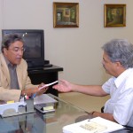 Governador recebe vicepresidente da Fundação Perseu Abramo - Foto: André Moreira/ASN