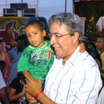 Marcelo Déda participa de procissão de padroeiro de Poço Verde - Foto: André Moreira/ASN