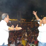 Déda participa da noite do samba no Projeto Verão 2008 - Foto: André Moreira