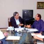 Governador recebe prefeito de Simão Dias - Fotos: André Moreira